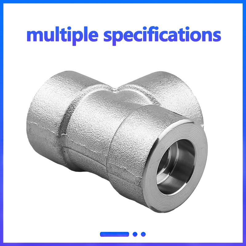 Factory Wholesale Stainless Steel Pipe Fittings High Pressure 3'' Socket Weld Tee