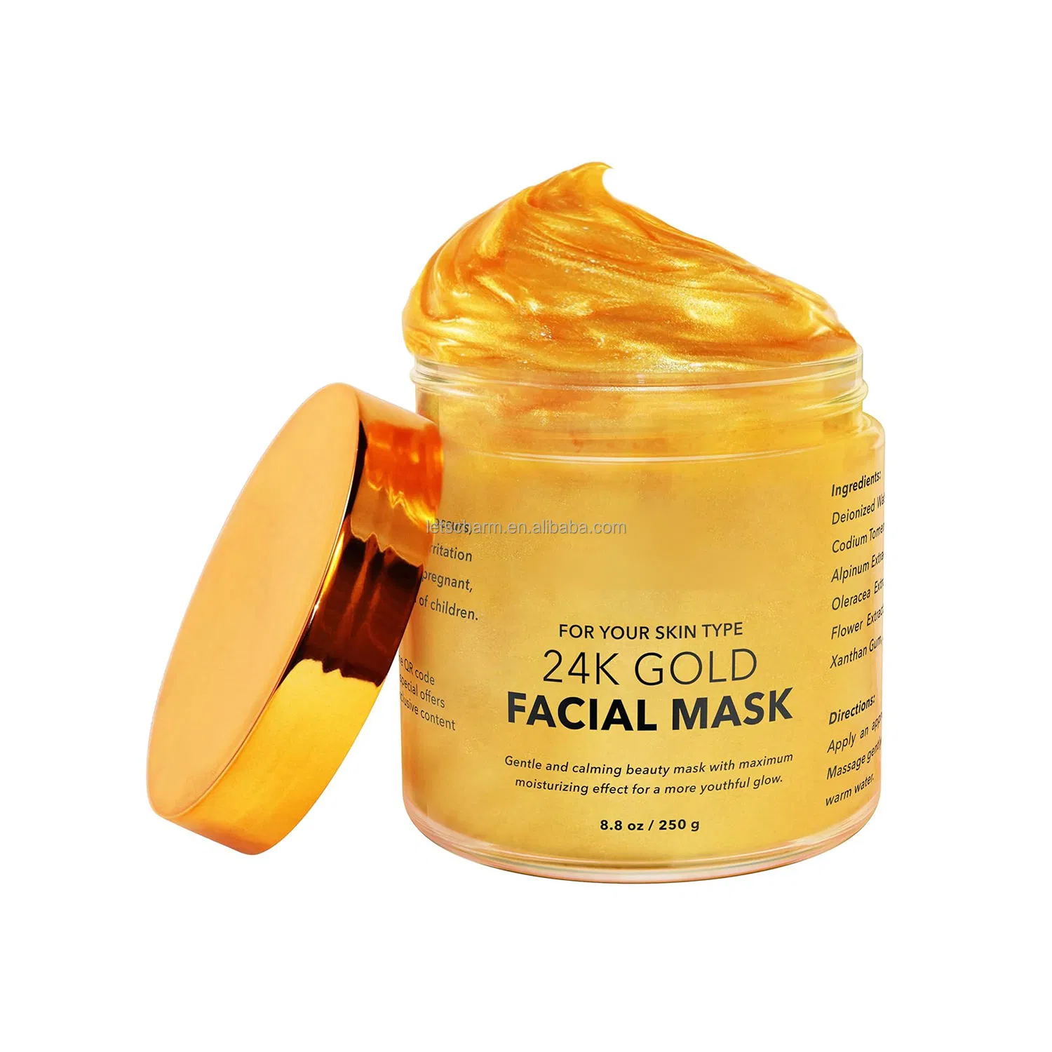 Ls125 OEM Custom 250g Gold Cream Anti-Aging Repair Travel Size Normal Skin