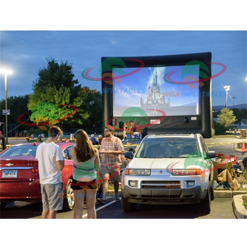 Drive-in Movie Theaters Foldable Inflatable Movie Screen