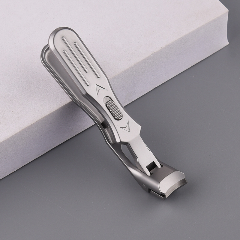 Hot Sales Professional High Quality Black Nail Cutter Set Stainless Steel Nail Clipper with Splash Catcher