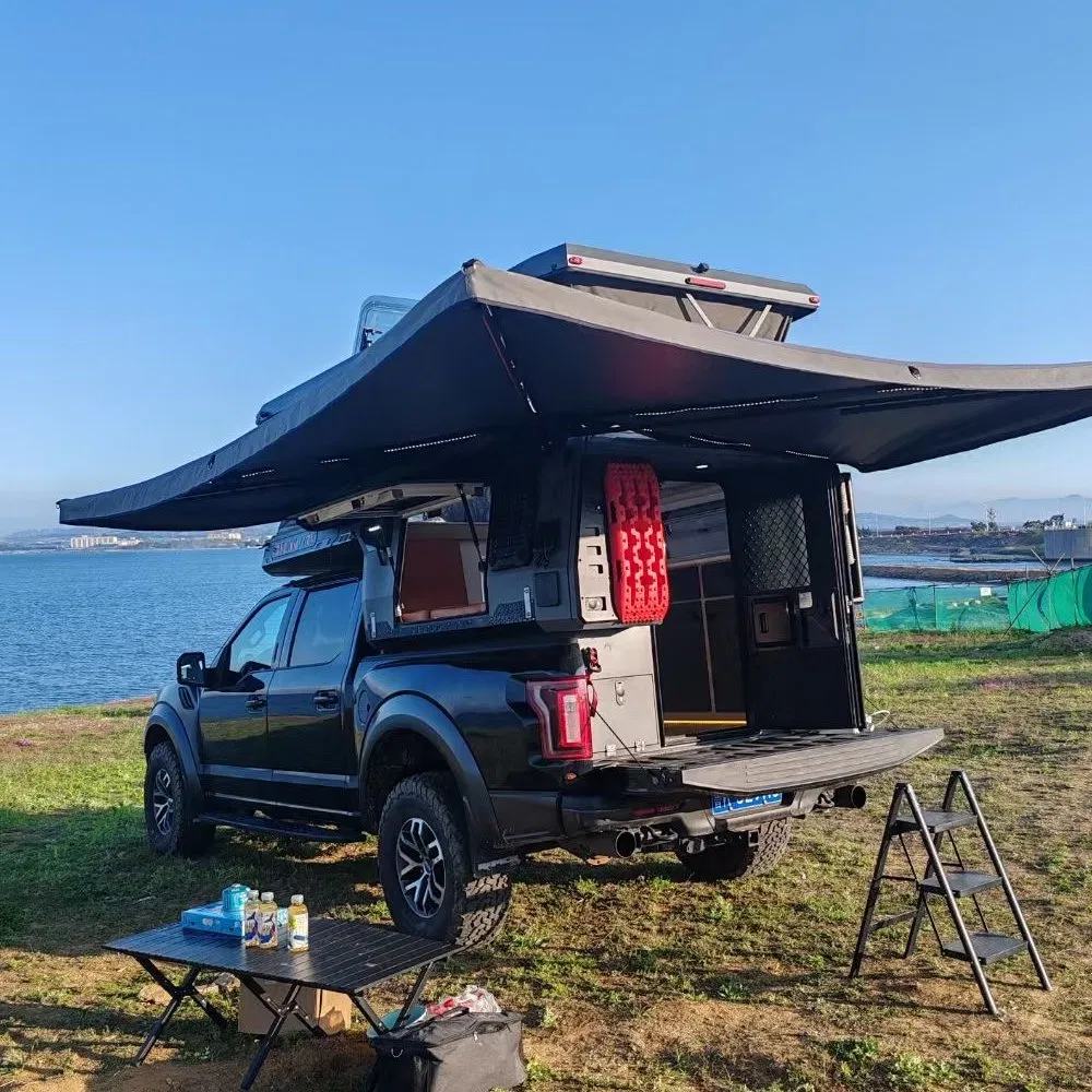 Gocheers Expedition Hard Side Pop up Trailer Expedition 4X4 off Road Truck Camper RV Camper Motorhome Sale with Kitchen