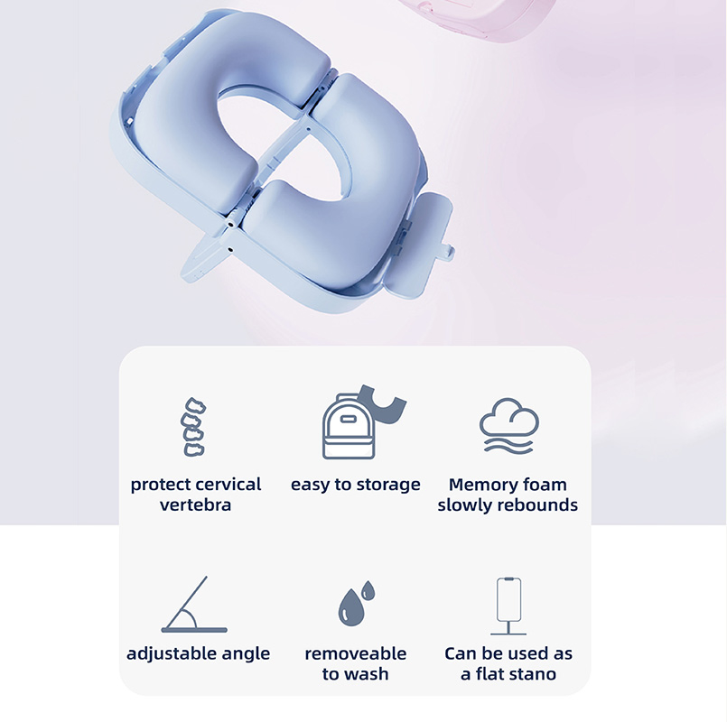 Ergonomic Memory Foam Desk Nap Cushion with Hidden Phone Holder Feature