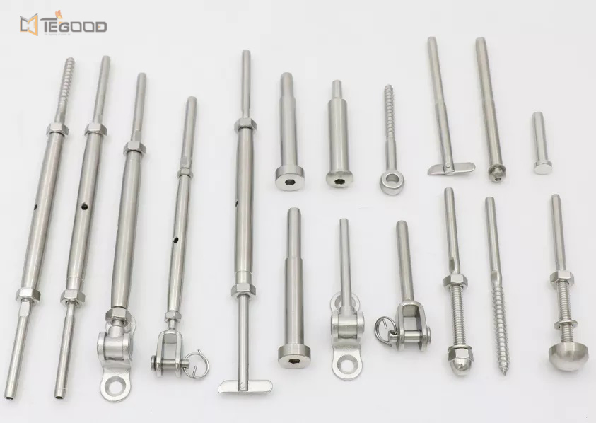 Ss 201 304 316 Stainless Steel Railing Stair Balustrade Fittings Balcony Glass Handrail