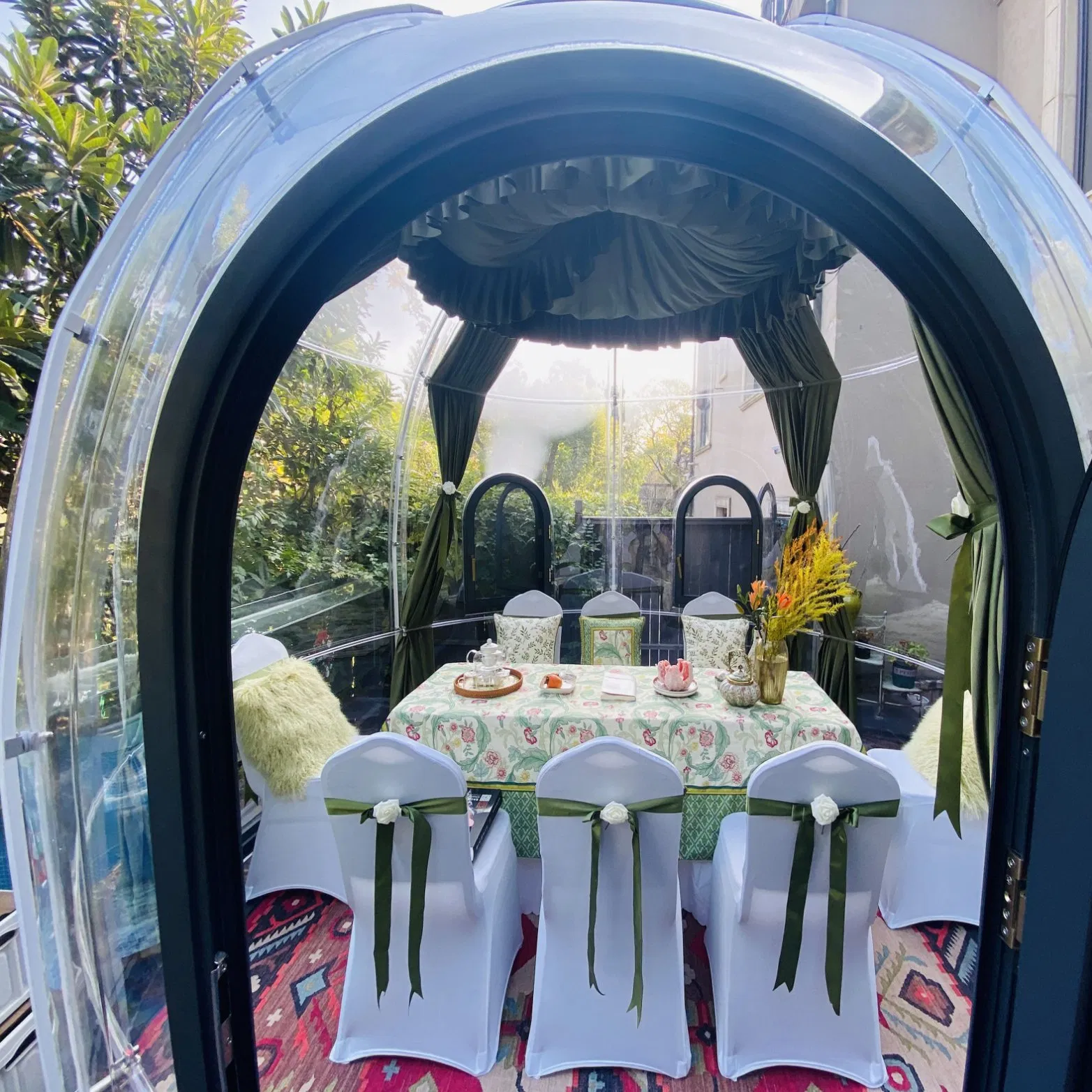 Prefabricated Housing Fashion Latest Design Holiday Bubble Tent Transparent Chinese Manufacturer Custom Dome House