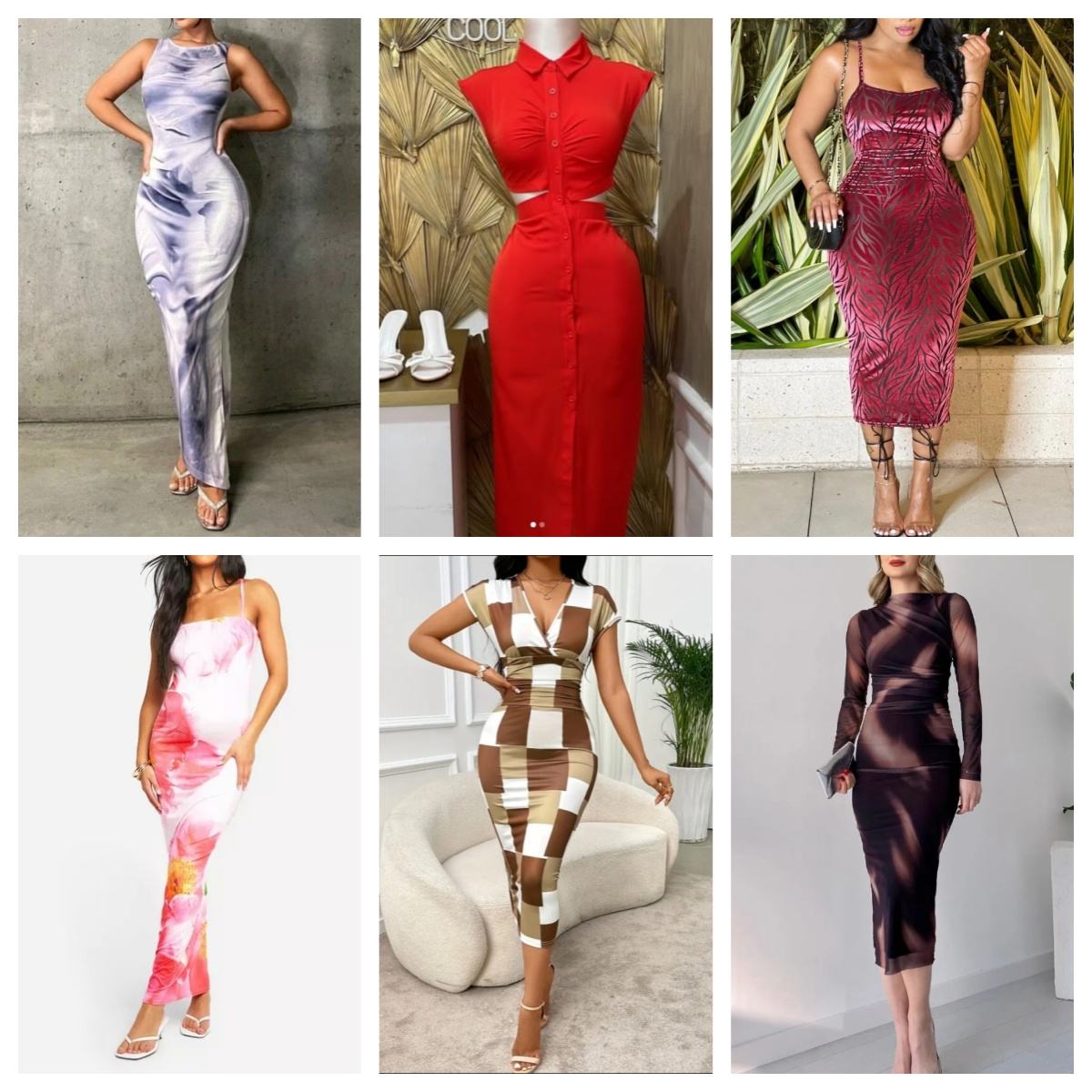 Платье женское летнее повседневное