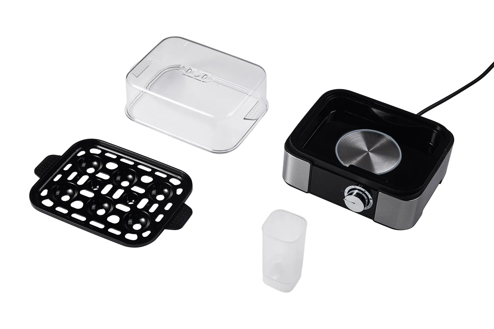 Electronic Egg Cooker (6-Egg) : Timer, Anti-Dry, Precise Doneness