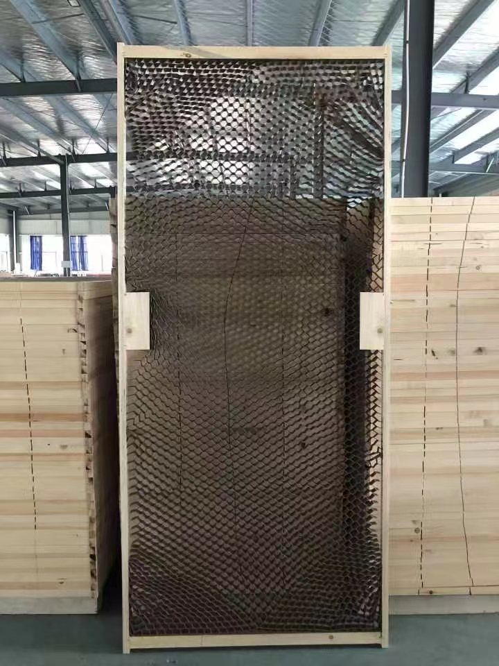 New Design Prehung White Hollow Core MDF Moulded Barn Door for Bedroom Interior