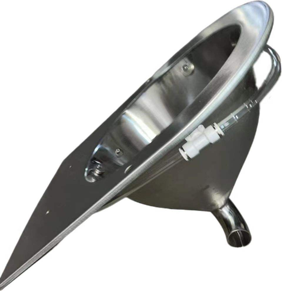 American Style Wall-Hung P-Trap Stainless Steel Toilet Prison Toilet