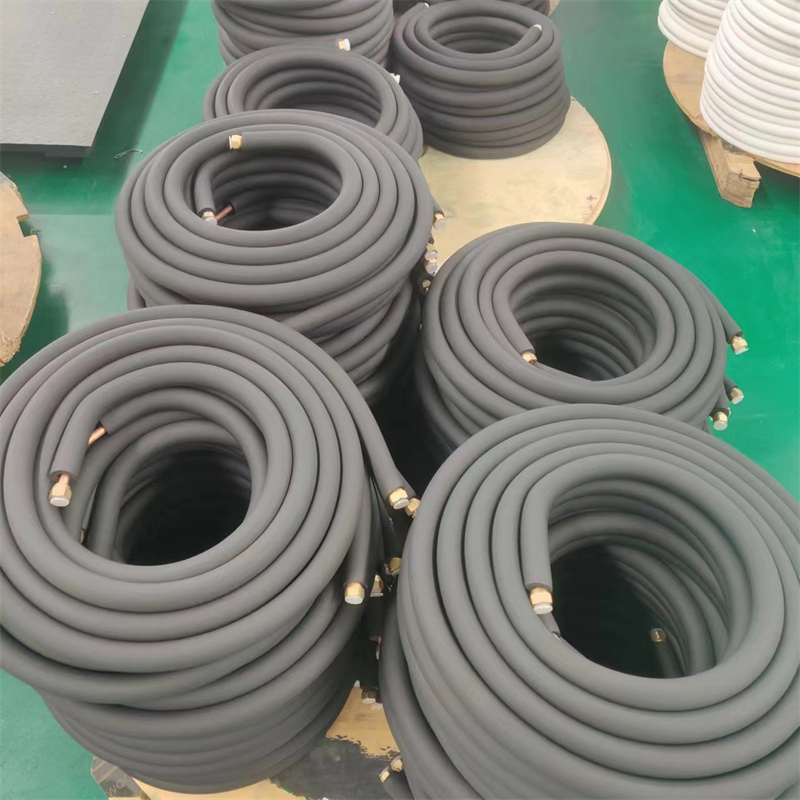 1/4-7/8 Rubber Insulated Copper Pipe Copper Pair Coil