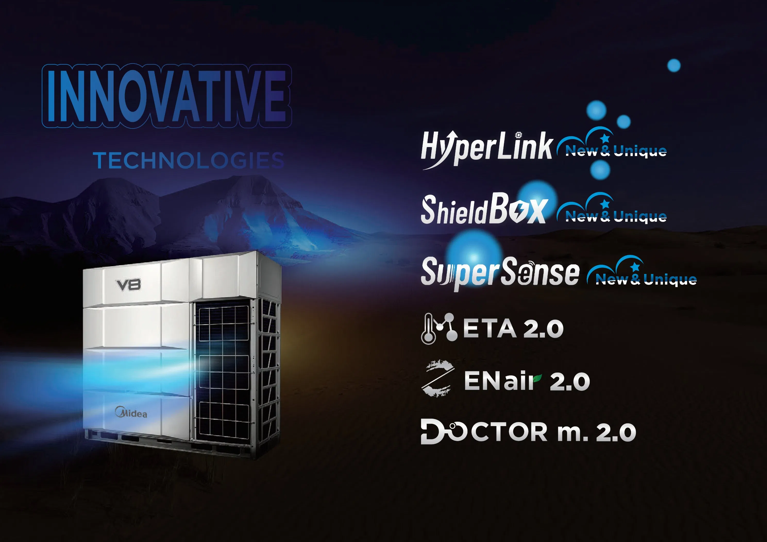 Кондиционер Midea V8 Hyperlink 25кВт инверторный
