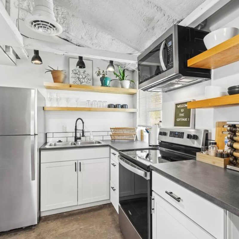 Prefabricated Frame House 2 Bedroom Building Low Cost Prefabricated House, High Quality Light Steel House Modular Prefabricated House