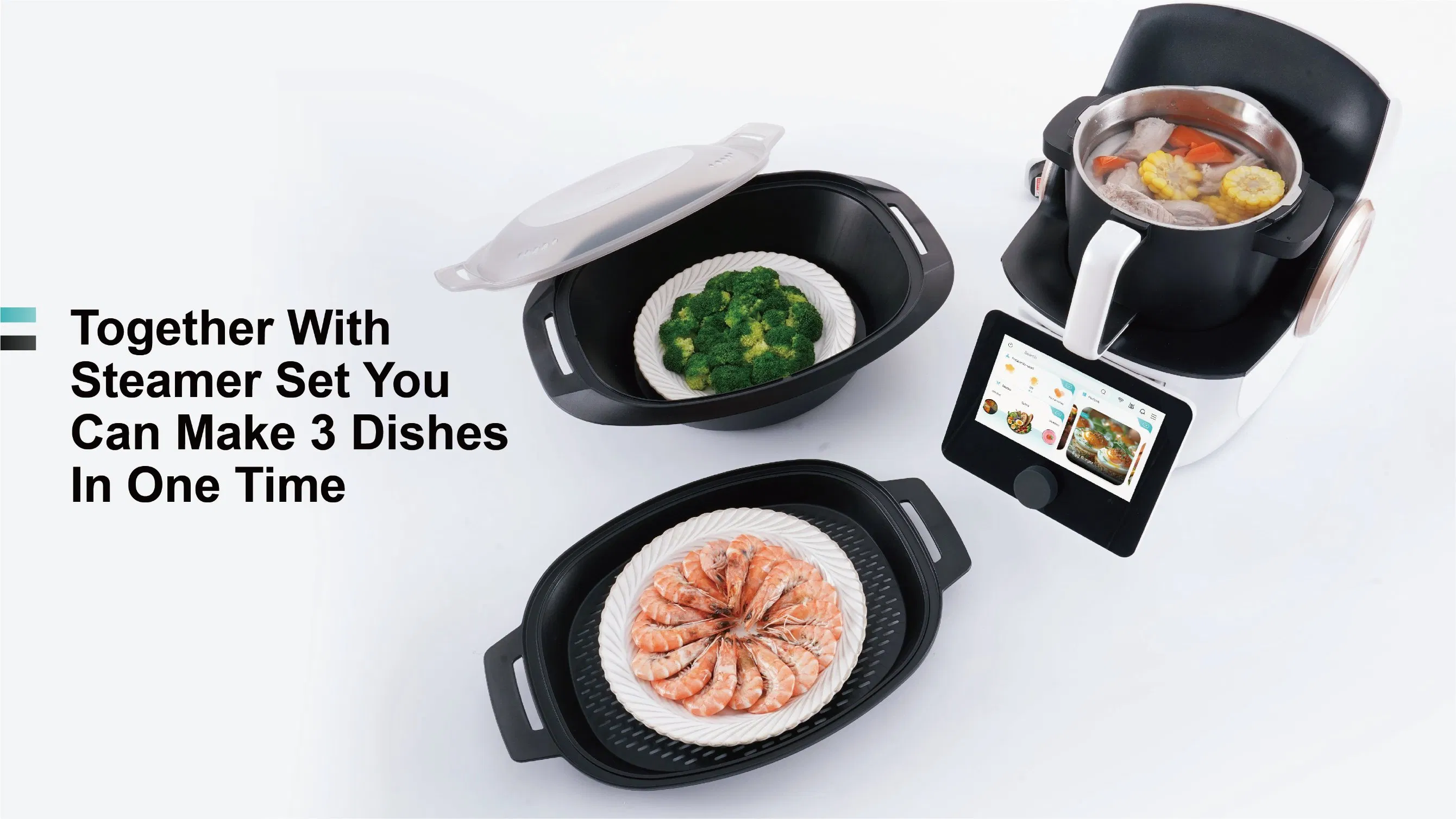 Smart Cooking Robot with APP Thermo Cooker Multifunctional Food Processor