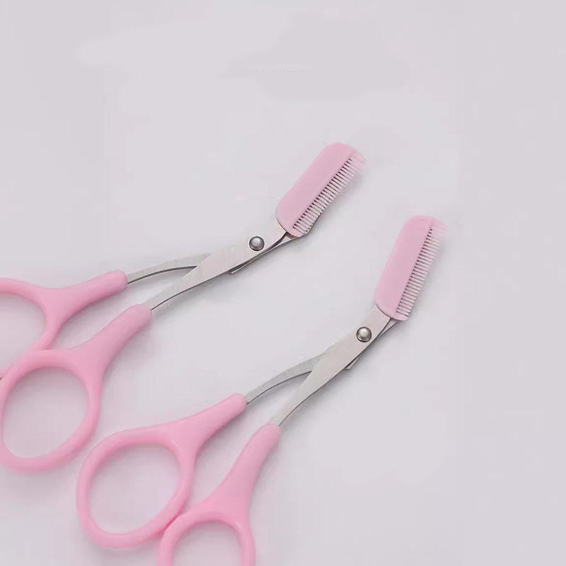 Wfactory Price Eyebrow Comb Trimming Scissors