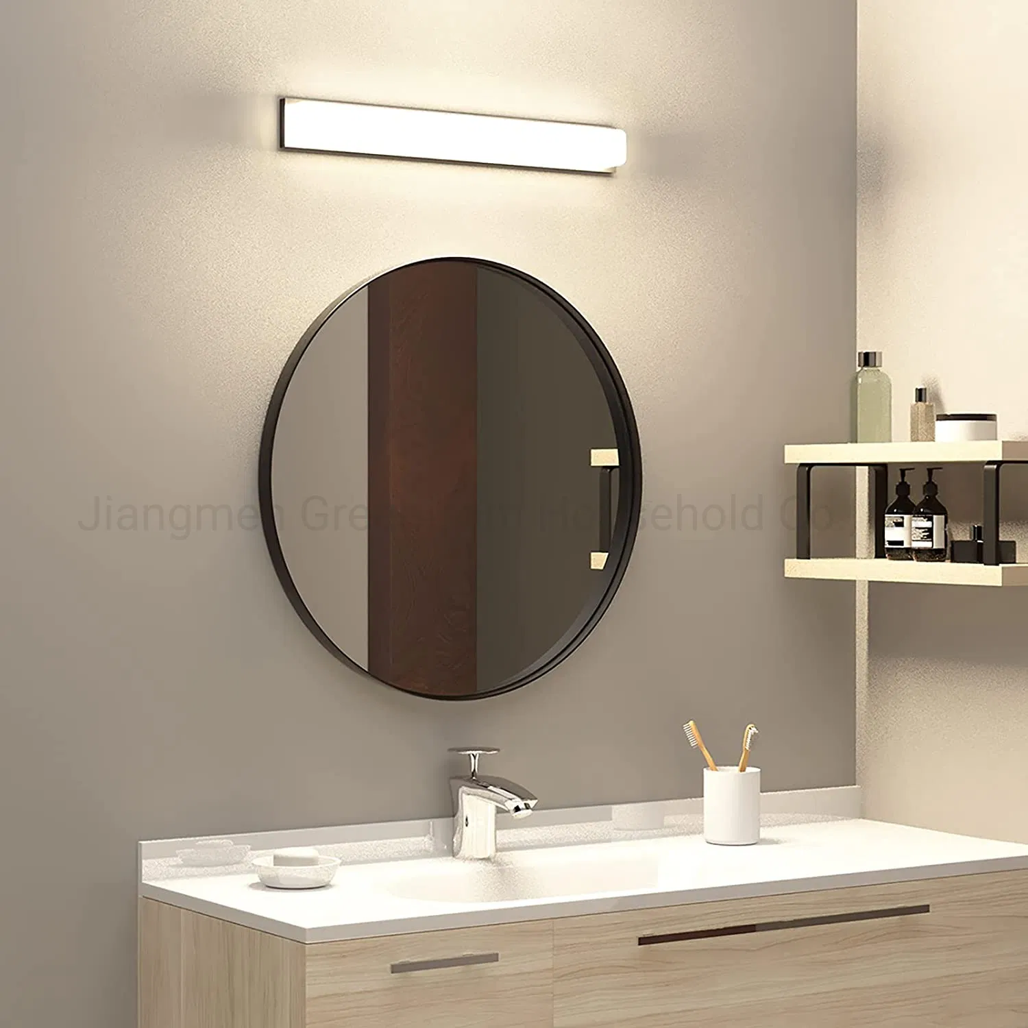New Design Manufacturer Wholesale Wall Mounted Bathroom Vanity Mirror for Hotel Salon