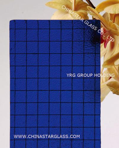 6mm Tinted/Colored/Clear Anti-Fire/Fire Rated/Safety/Fireproof Wired Patterned Glass for Building/Indoor Partitions/Bathroom Doors/Windows