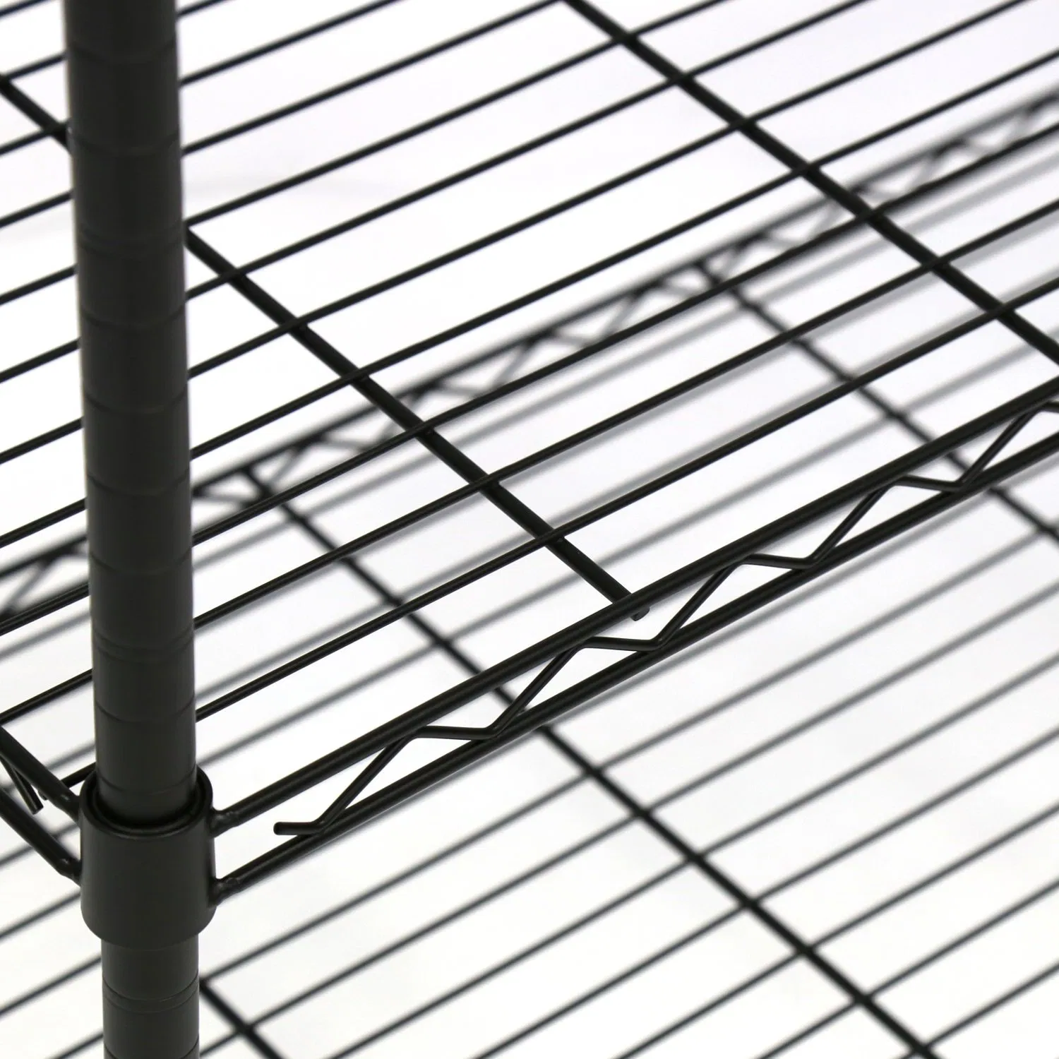 Трехуровневая проволочная стеллажная система для хранения