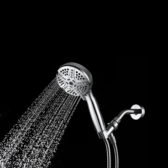 American Style Oxygenated Pause 6 Function High Pressure Vitamin C Handheld Shower Filter Water Head