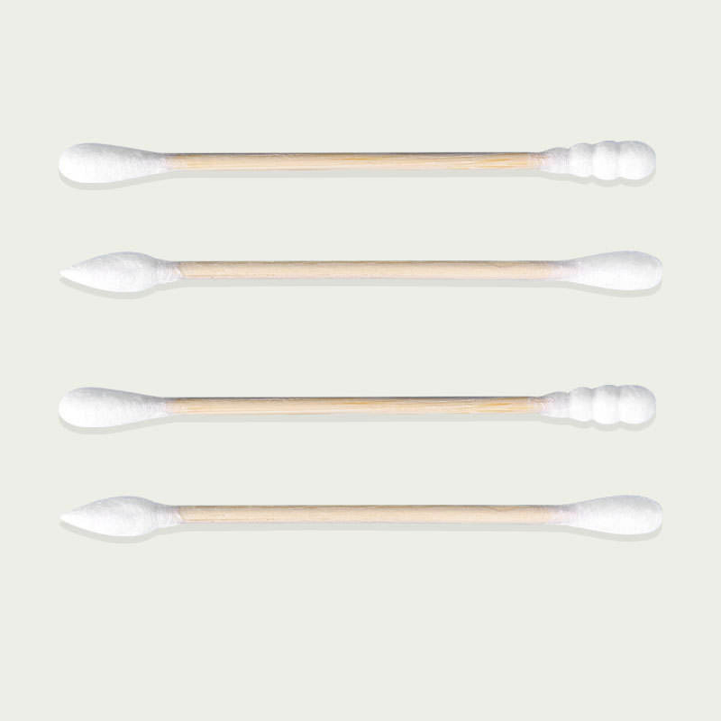 300 Pieces of Double-Ended Bamboo Stick Cotton Swabs in a Butterfly-Shaped Box.
