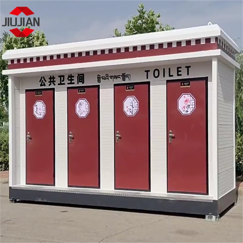 Modern Customized Public Mobile Multiple Container Portable Toilet for Scenic Spot