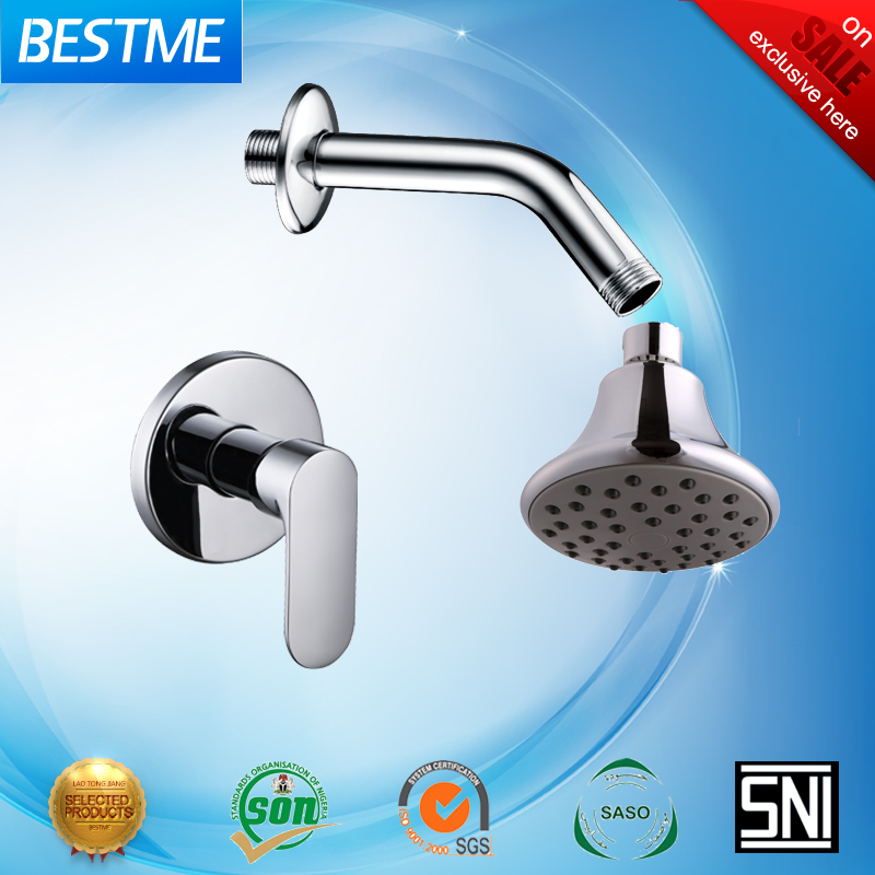 Build-in Shower for Hotel Project Bathroom Rainfall Sprinkler Shower Set (BF-9062A)