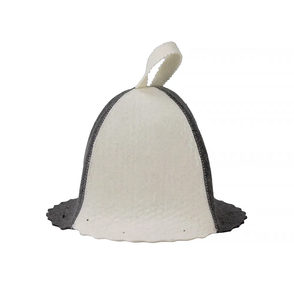 Felt Bath Hat Wool Sauna Hat Thickened Absorbent Bathroom Sauna Hat Protect Hair for Women and Men