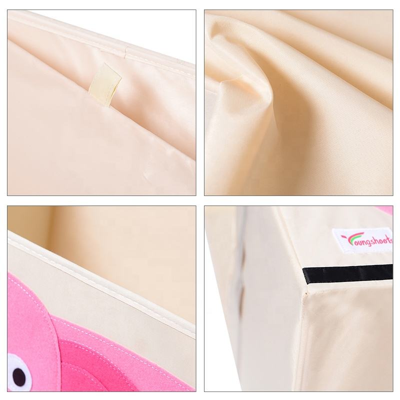 Multifunctional Colorful Non-Woven Kids Toy Storage Boxes for Easy Organization