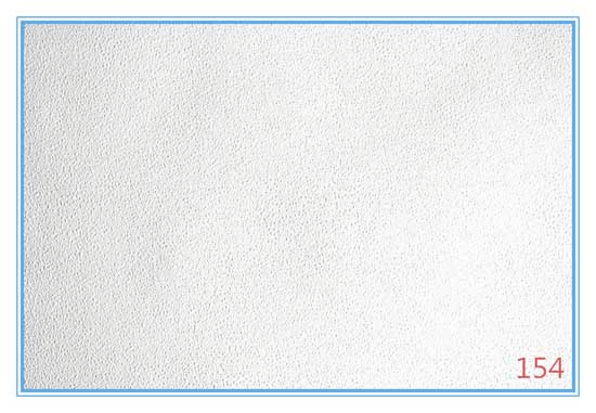 PVC Laminated Gypsum Ceiling Tiles Vinyl Faced and Aluminum Foil Backing