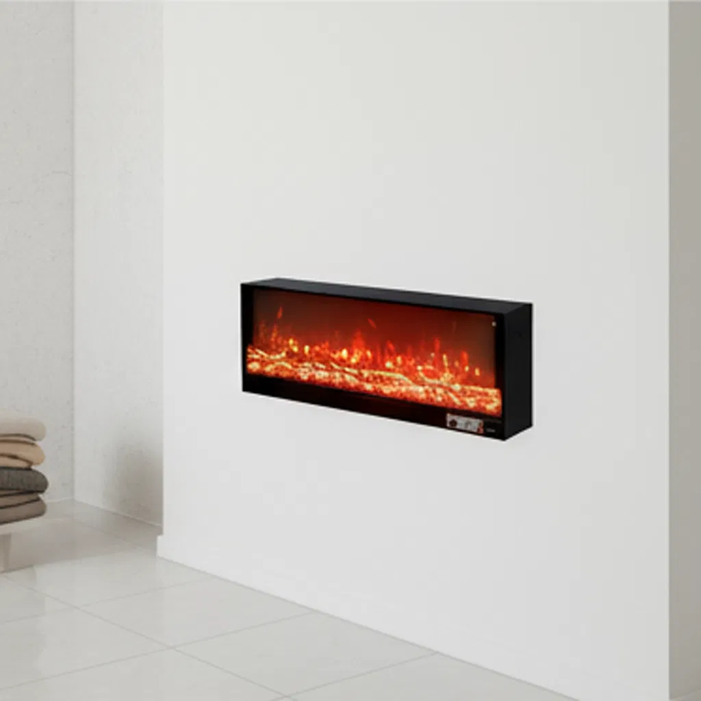 Zhongshan 1500mm Electric Fireplace with Modern Design and Remote Control