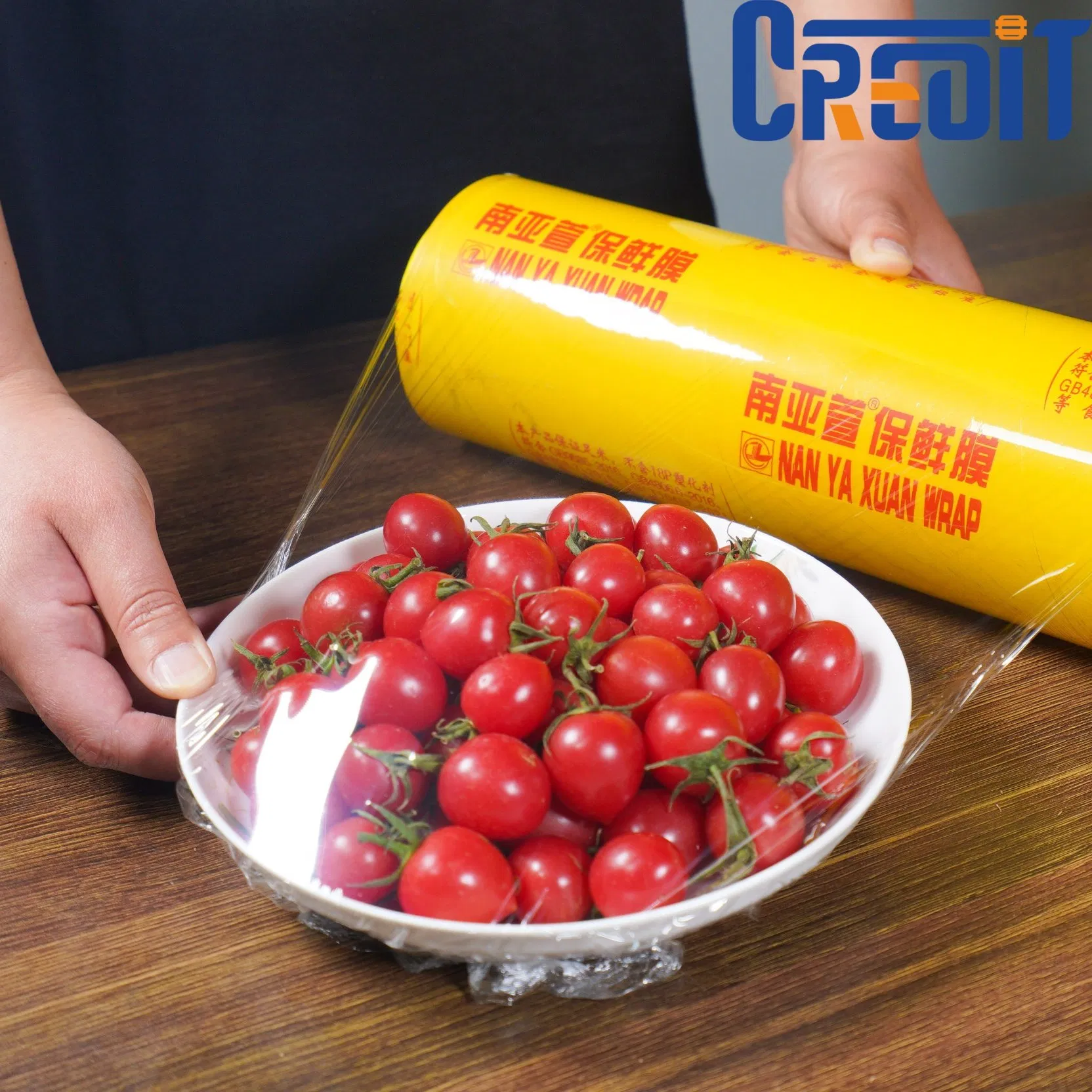 Credit Slide Cutter Box Type PVC Food Cling Stretch Films