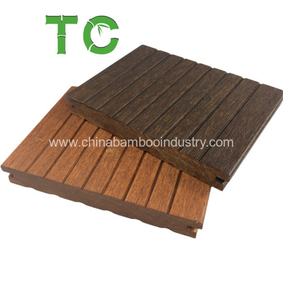 Hot Selling Bamboo Decking Grooved Outdoor Floor Solid Wood Flooring Strand Woven Bamboo