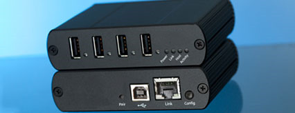 USB 2.0 удлинитель по витой паре на 100 м