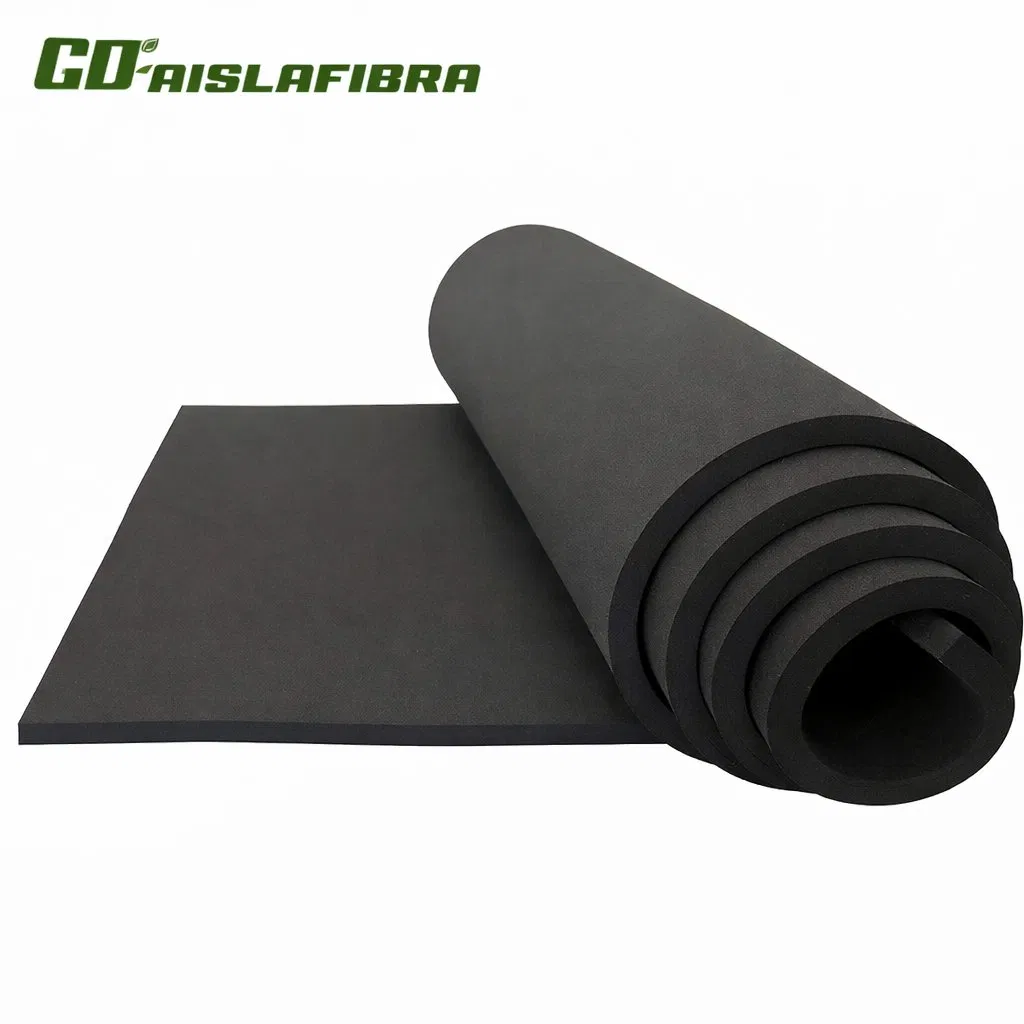 Gd-Aislafibra 9mm-50mm Thickness Factory Supply Use Heat Insulation Material Acoustic Thermal Insulstion Rubber Foam Sheet for Industrial
