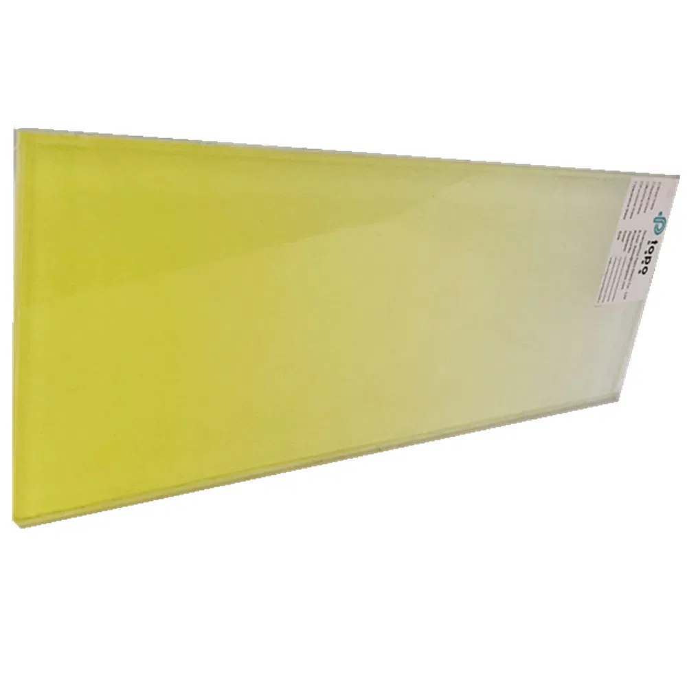 Tinted Yellow Gradient Laminated Safety Glass for Home Applications (LG-TP)