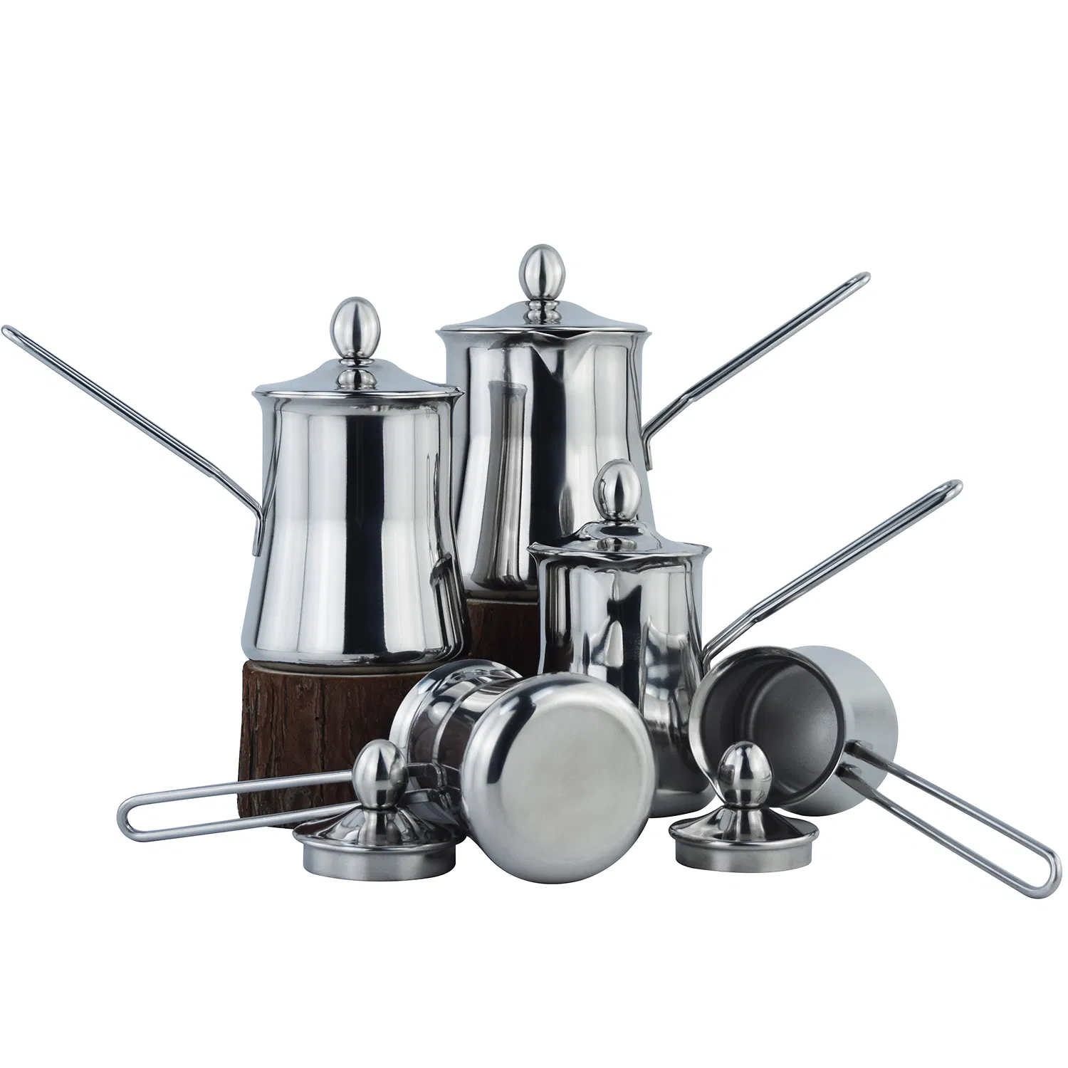 Coffee Mug Pot Solid Line Handle