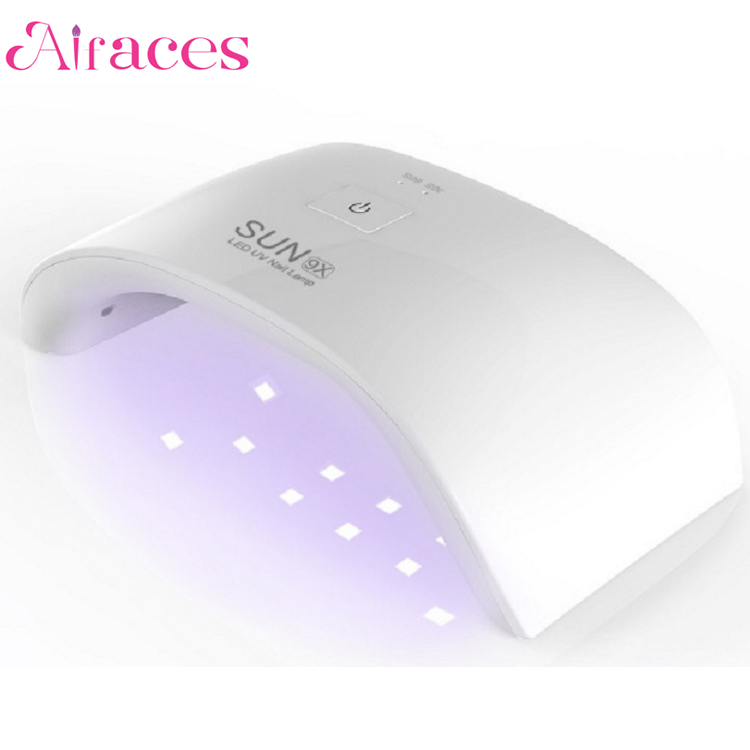 Nail Polish Dryer Fast Dry All Gels UV Light LED Cordless Nail Lamp Sun9X 24W