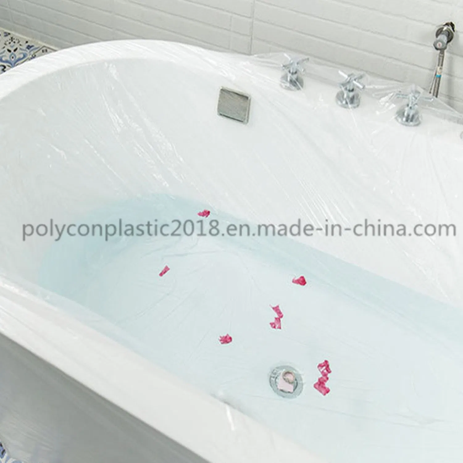 High Quality Eco Friendly Custom Disposable PE Film Bathtub Bath Bag