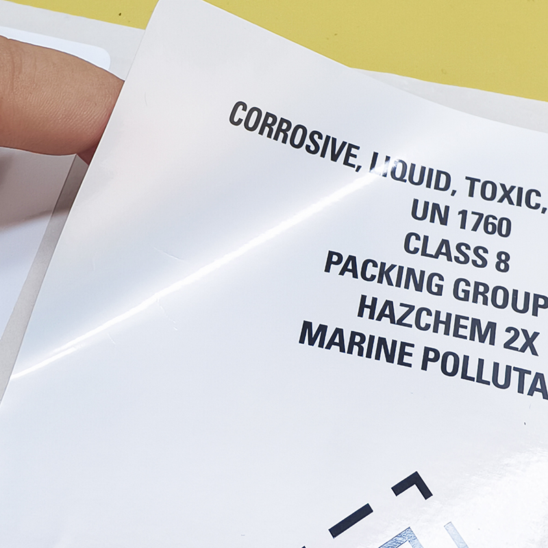 Big Size Packaging Label Sticker for Special Warning Products Bottles