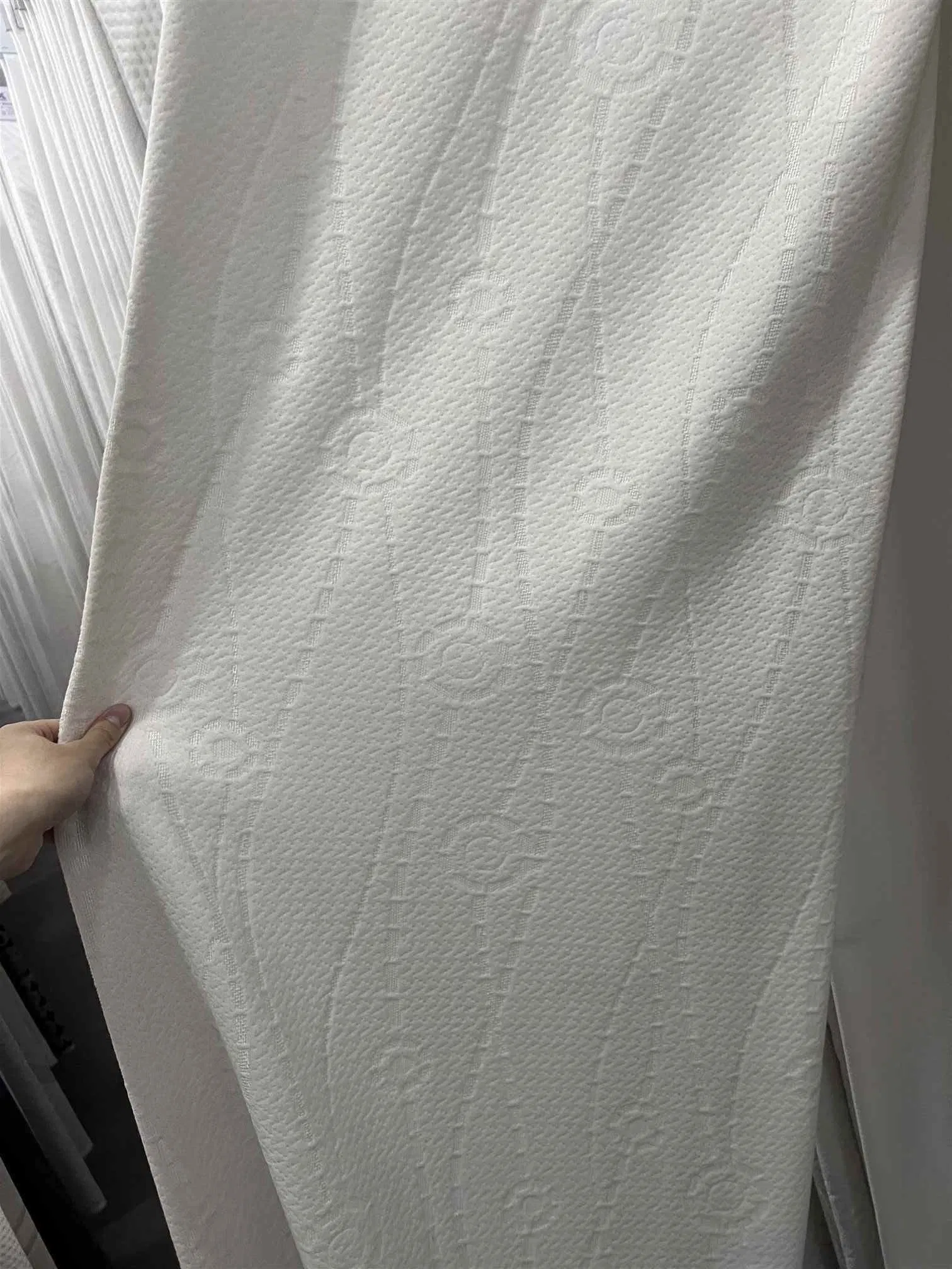 New Arrival Mattress Polyester Knitted Fabric Spandex Cotton Available