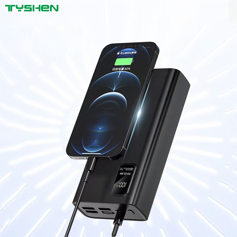 30000 mAh Large Power Bank Charger Big Capacity Support 5 Devices