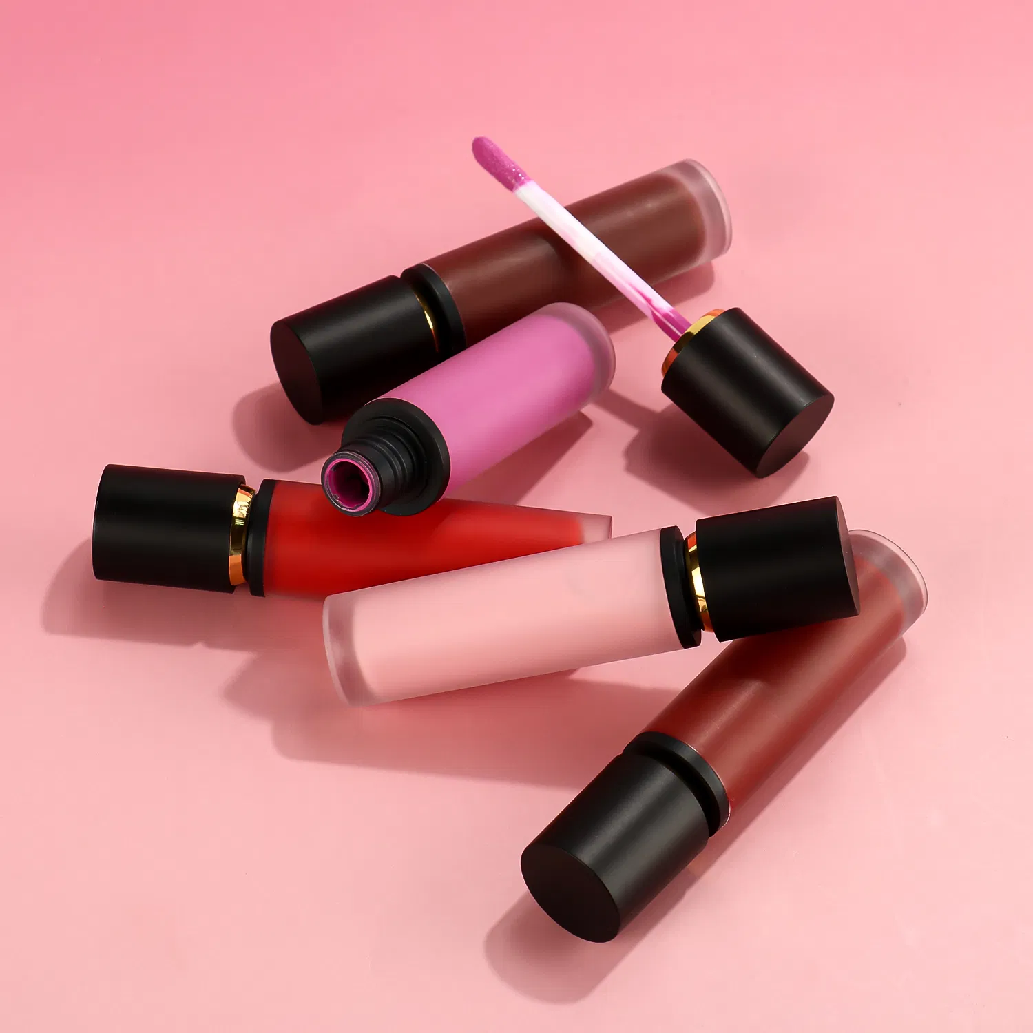 Metallic Gloss Private Label Makeup Cosmetics with GMPC Low MOQ