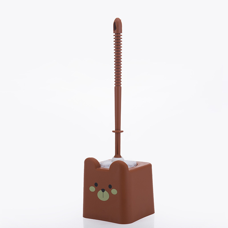 Детский ершик для унитаза с подставкой, пластик и нержавеющая сталь