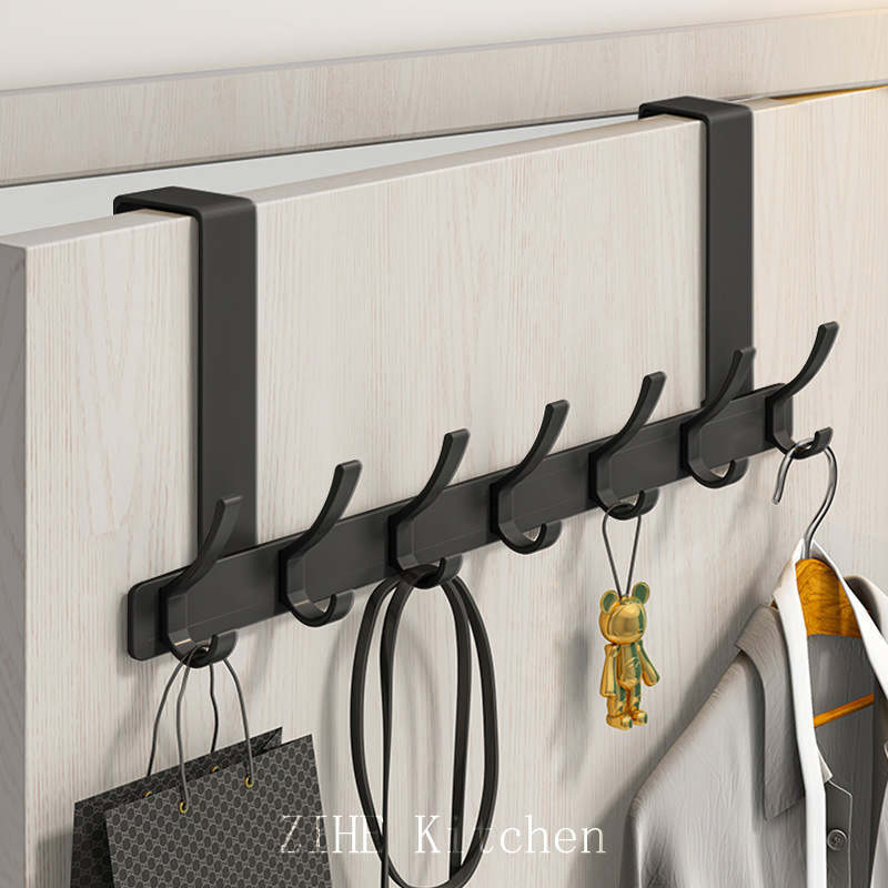 Bedroom Door No-Mark No-Punch Door Back Storage Clothes Hangers Coat Hooks