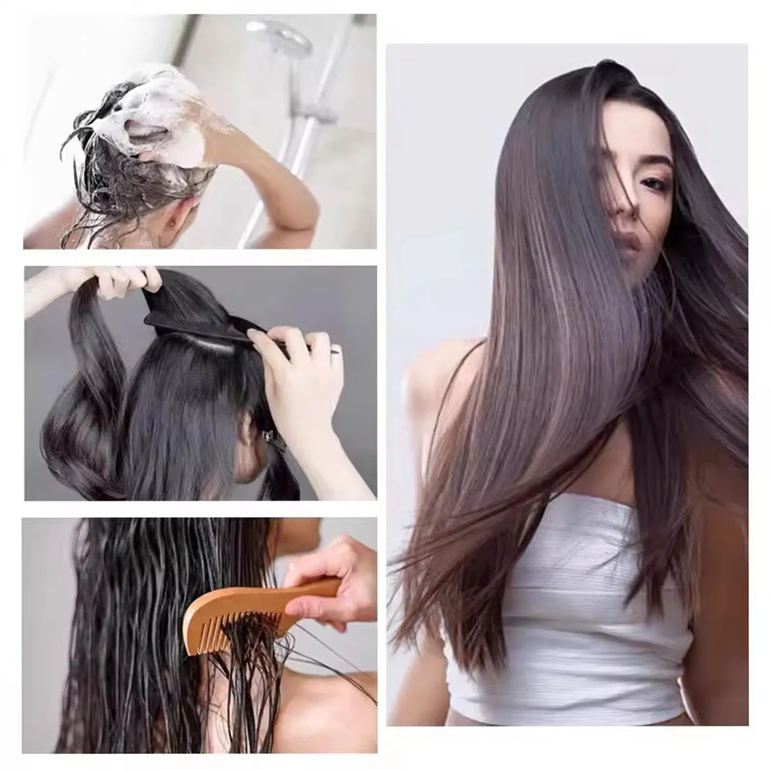 Natural Herbal Soft Long Hair Ammonia Free Hair Straight Cream