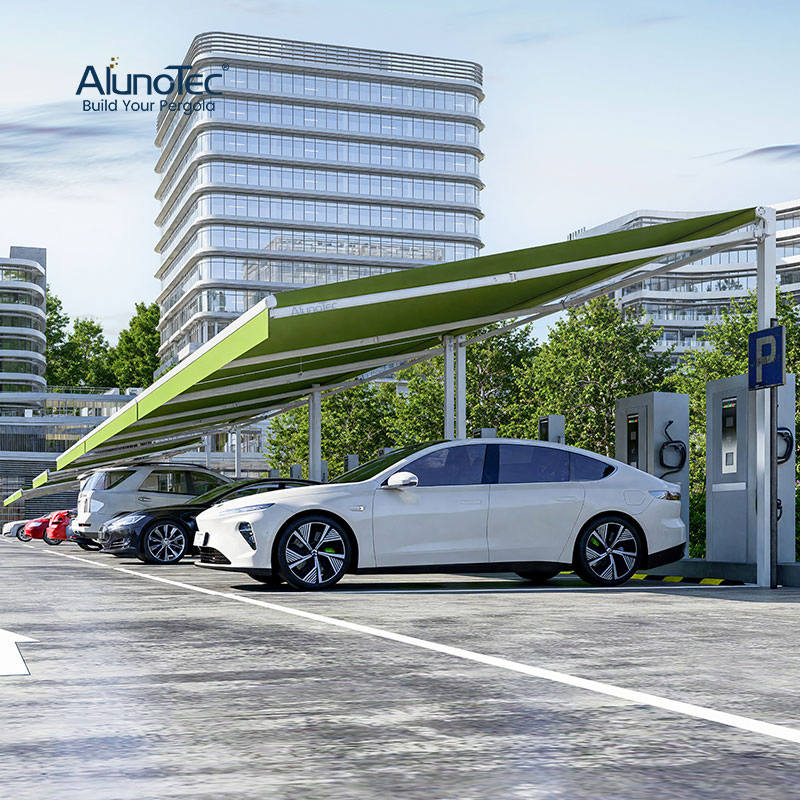 AlunoTec 3X4 4X6 4X5 Meters Motorized Aluminum Rainproof Patio Balcony Cassette Outdoor Retractable Roof Shade Awning