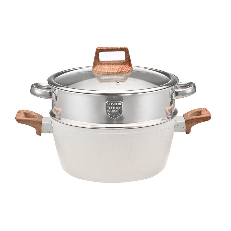 12 Pieces Kitchen Camping Iron Cast Caraway Detachable Handle Cookware Sets