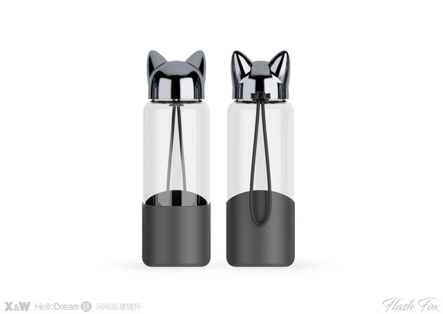 Термос Lovely Glass с вакуумной колбой из нержавеющей стали