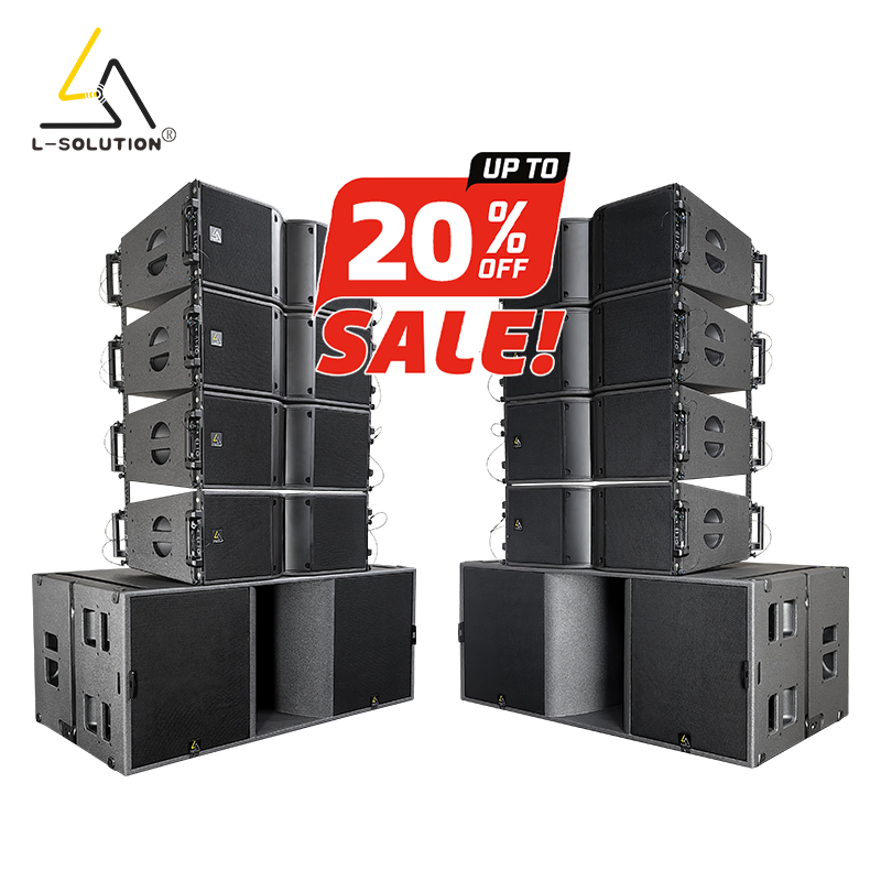 Dual 10 Inch Passive Line Array System 12000W for Outdoor Event