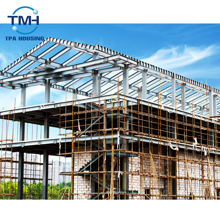 3 Storey Steel House Building Material Prefabricated Steel Deck Warehouse Shopping Mall Steel Structure Building