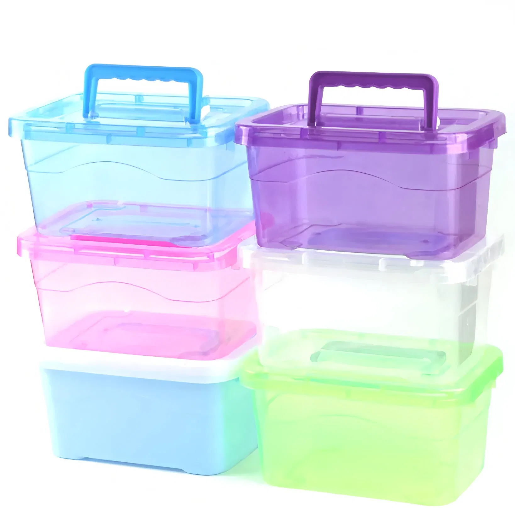 Wholesale Cake IP68 IP67 1500ml Waterproof Disposable Stackable Fruit Vegetable Packaging ABS Transparent Small File Cookie Clear Container Storage Plastic Box