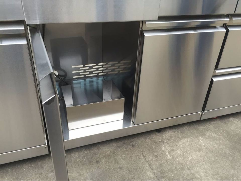 Outdoor Kitchen Island Stainless Steel BBQ Grills Kitchen Cabinets